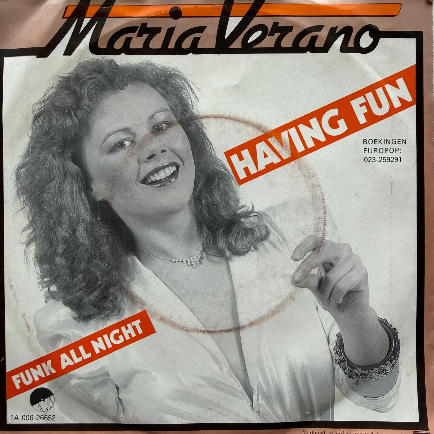 Maria Verano - Having Fun (7”, 45 RPM - Netherlands)