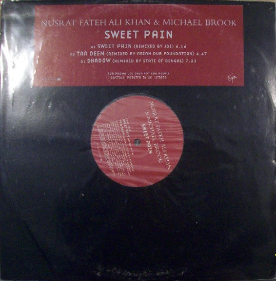 Nusrat Fateh Ali Khan, Michael Brook – Sweet Pain (12", UK - 1997)
