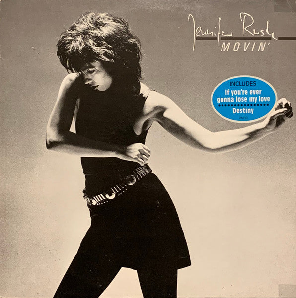 Jennifer Rush – Movin' (LP, Album, Germany - 1985)