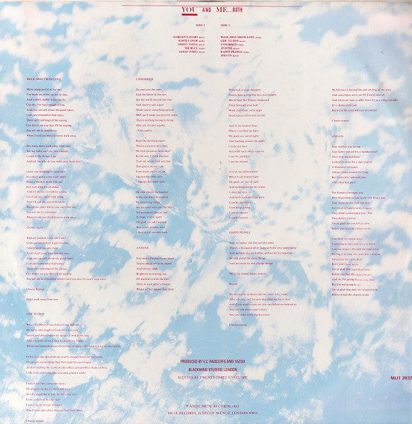 Yazoo – You And Me Both (LP, Album, Italy - 1983)