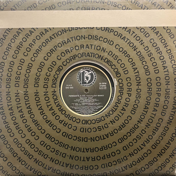Ferrante & Co., Kay Bianco – Breakin' Away (12", Italy - 1992)