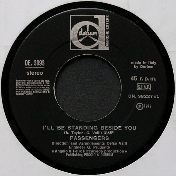 Passengers (2) – He's Speedy Like Gonzales (7", Italy - 1979)