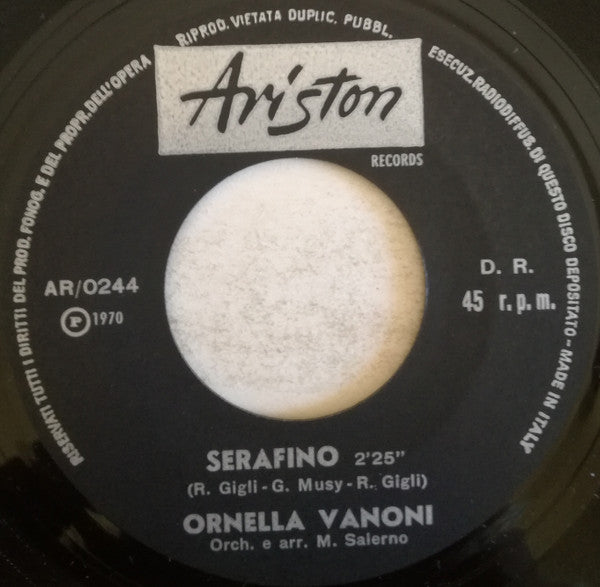 Ornella Vanoni – Uno Di Qua L'Altra Di La (7", Italy - 1970)