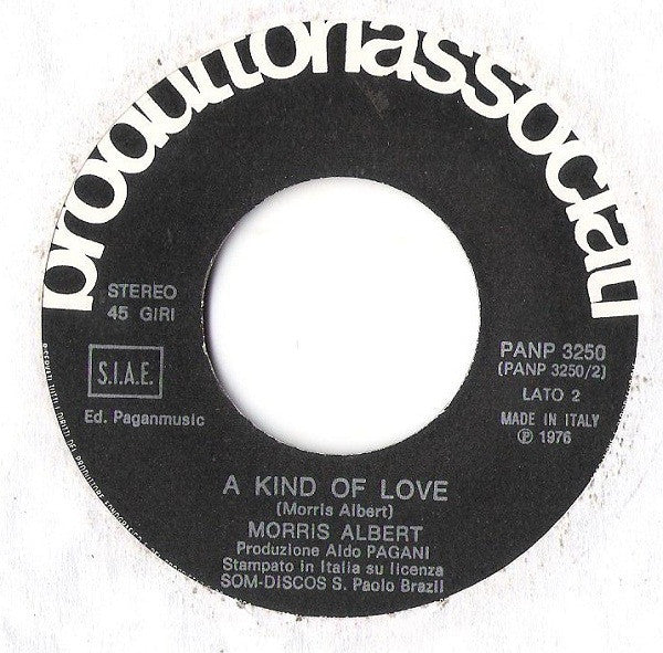 Morris Albert – Leave Me (7", Italy - 1976)