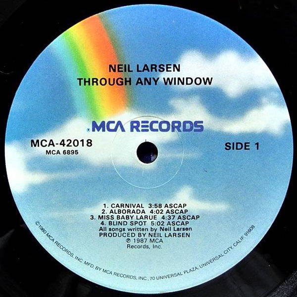 Neil Larsen – Through Any Window (LP, Album, US - 1987)