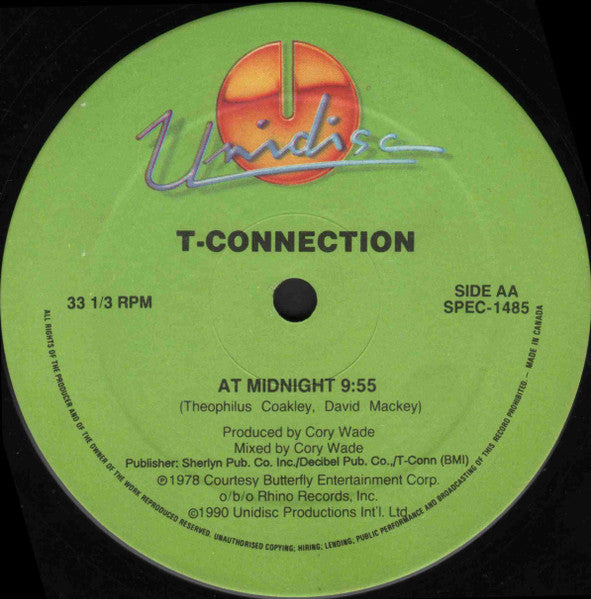 Ready For The World, T-Connection – Oh Sheila / At Midnight (12", Canada - 1990)