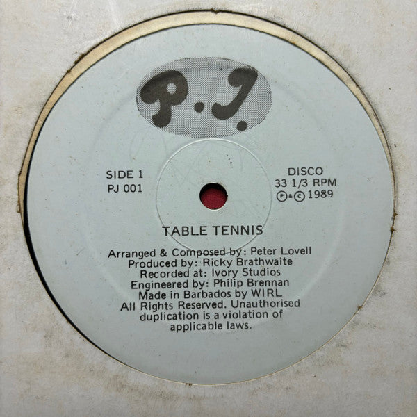 P.J. (27) – Jumping A,B,C (12", Barbados - 1989)
