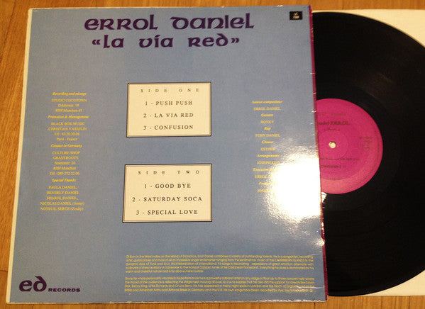 Errol Daniel – Push Push (LP, Album, France)