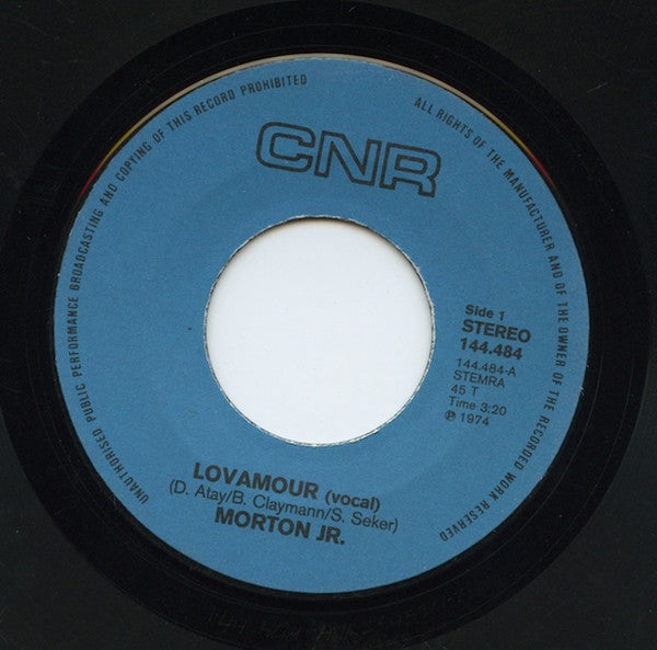 Morton Jr. – Lovamour (7", Netherlands - 1974)