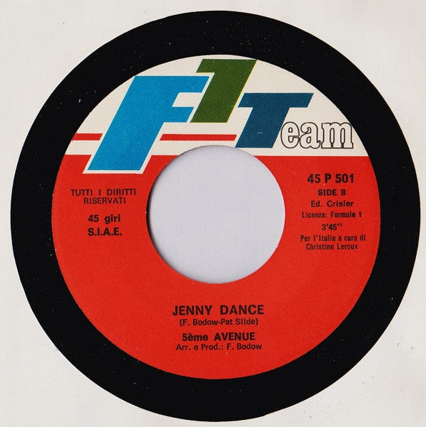 5ème Avenue (4) – Lovely Lady (7", Italy - 1978)