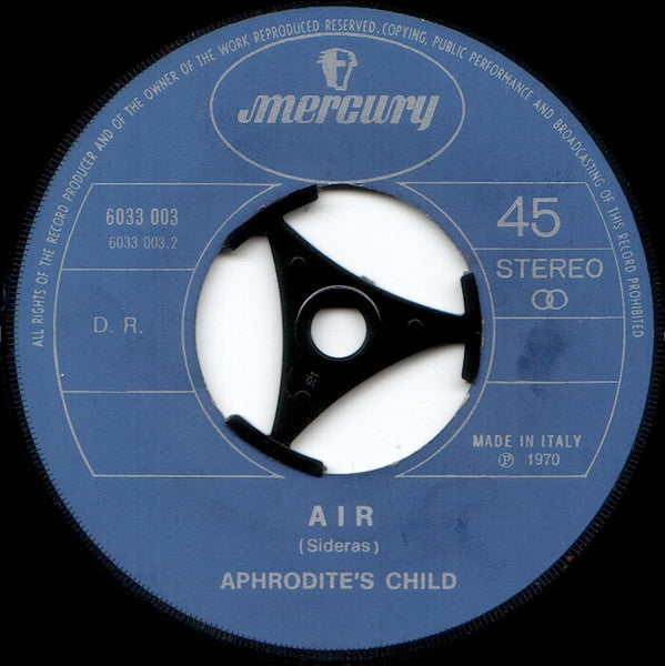 Aphrodite's Child – Spring Summer Winter And Fall (7", Italy - 1970)