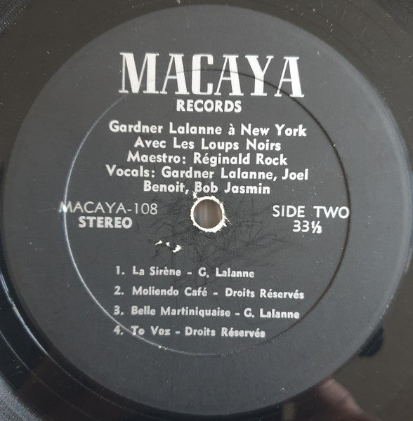 Gardner Lalanne, Les Loups Noirs (2) – A New York (LP, Album, US - 1972)