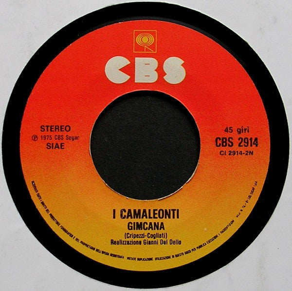 I Camaleonti – Piccola Venere (7", Italy - 1975)