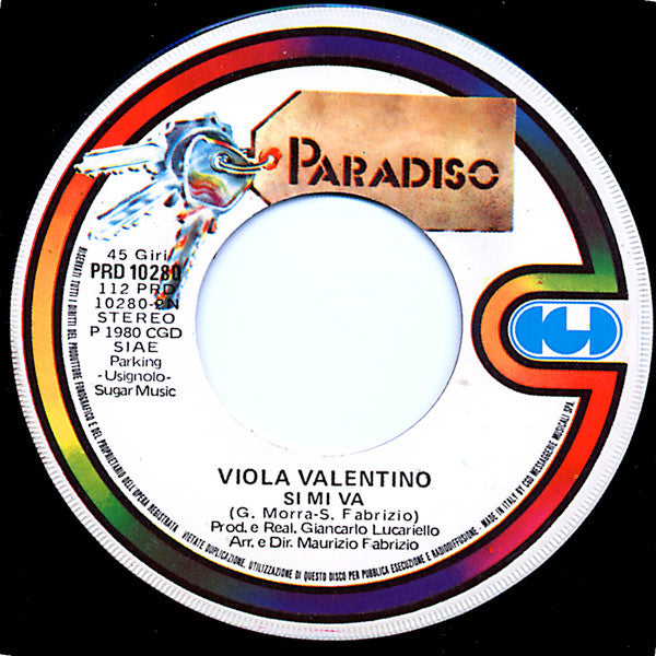 Viola Valentino – Anche Noi Facciamo Pace (7", Italy - 1980)