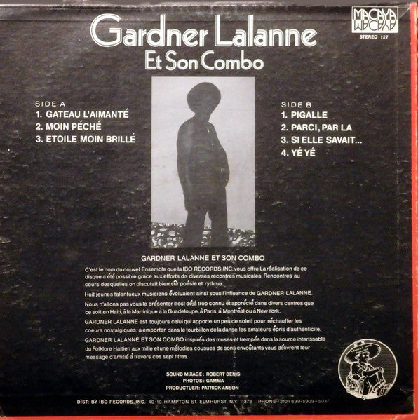 Gardner Lalanne Et Son Combo – Etoile Moin Brillé (LP, Album, US)