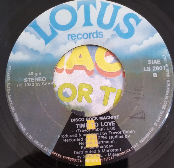 Disco Rock Machine – Living For The City (7", Italy - 1980)