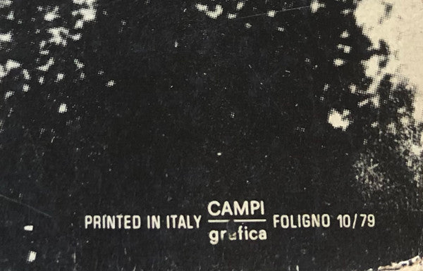 Francesco De Gregori – Viva L'Italia (LP, Album, Italy - 1979)