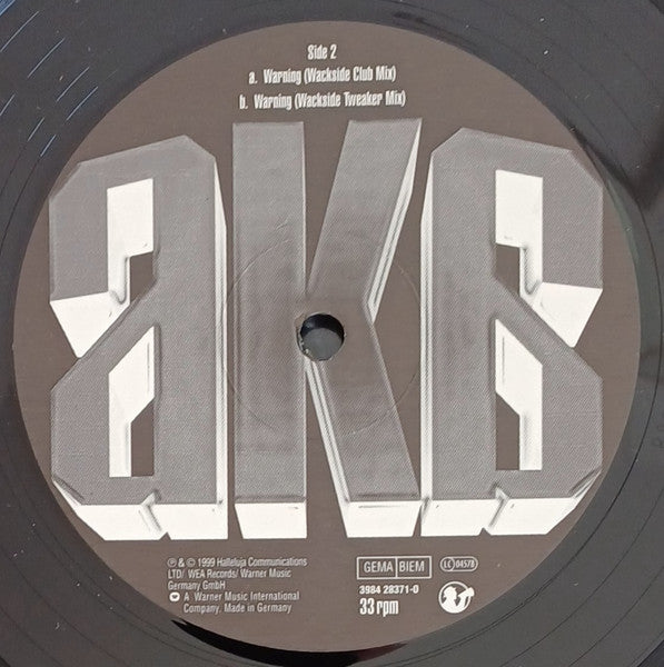 A.K.A. – Warning (12", Germany - 1999)