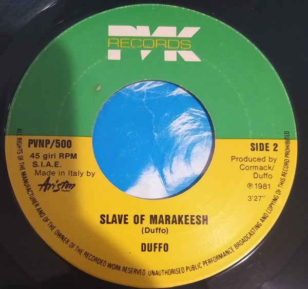 Duffo – Take A Walk On The Wild Side (7", Italy - 1981)