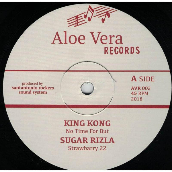 King Kong, Papa Rizla, The Officinalis – No Time For But / Strawbarry 22 / Dubwise (12", Italy - 2018)