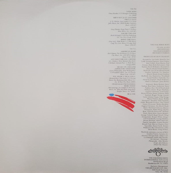 The Oak Ridge Boys – American Made (LP, Album, US - 1983)