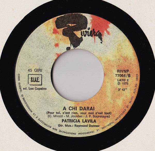 Patricia Lavila – Paloma Blanca (7", Italy - 1975)