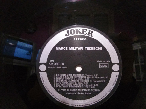 Kapelle Des Heereswachbataillons Wien, Gustav Gaigg – Marce Militari Tedesche (LP, Italy - 1971)