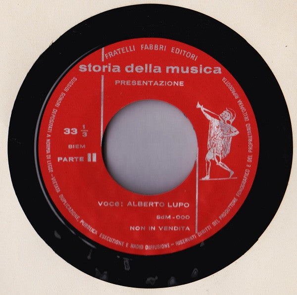 Unknown Artist – Storia Della Musica: Presentazione (7", Italy - 1964)