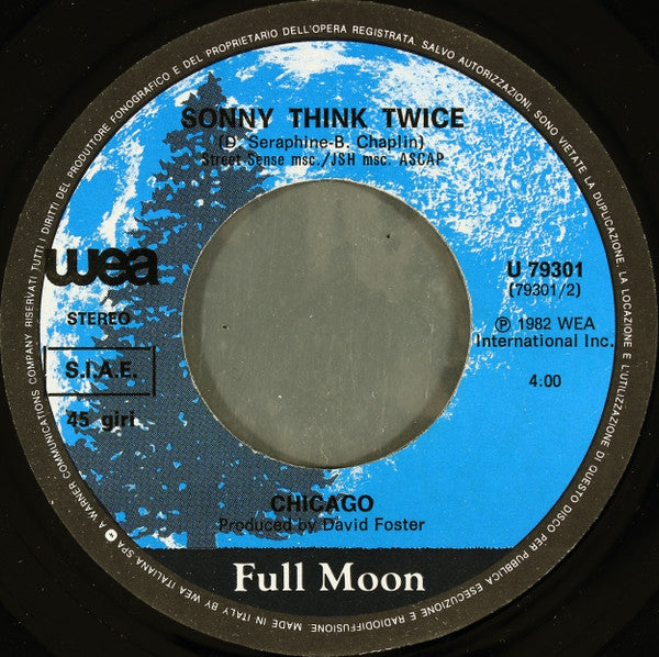Chicago (2) – Hard To Say I'm Sorry (7", Italy - 1982)