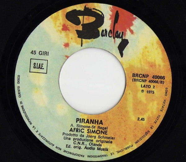 Afric Simone – Ramaya (7", Italy - 1975)