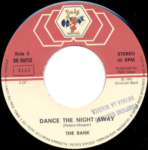 The Bank – Lay All Your Love On Me (7", Italy - 1981)