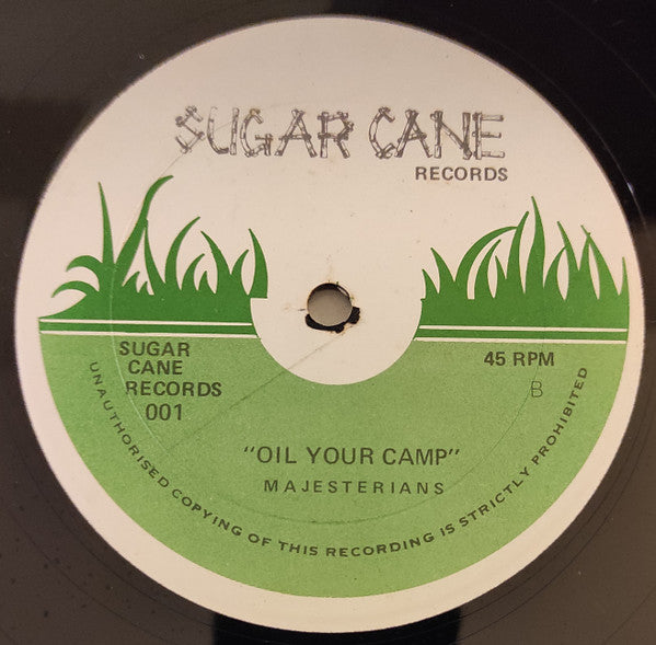 Desmond Young, U Brown, The Majesterians – Push / Soca Reggae Party / Oil Your Camp (12", Jamaica)