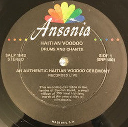 Unknown Artist – Haitian Voodoo - Drums And Chants (LP, Album, US - 1976)
