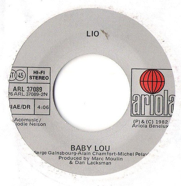 Lio – Mona Lisa (7", Italy - 1982)
