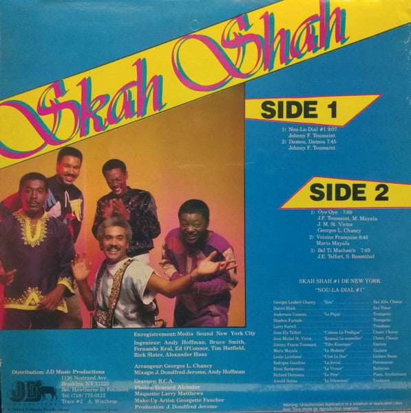 Skah Shah # 1 – Nou-La-Dial #1 (LP, Album, US - 1984)