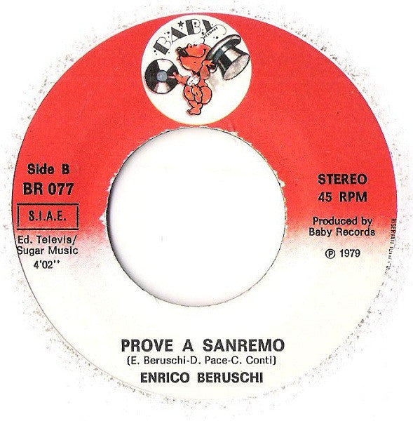 Enrico Beruschi – Sarà Un Fiore (7", Italy - 1979)