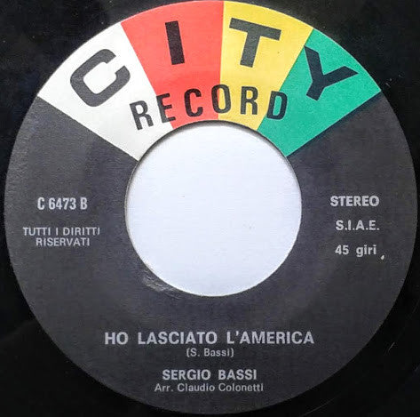Sergio Bassi – Una Città Su Misura (7", Italy - 1982)