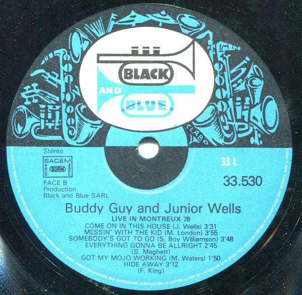 Buddy Guy, Junior Wells – Live In Montreux (LP, Album, Reissue, France)