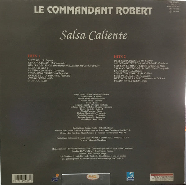 Le Commandant Robert – Salsa Caliente (LP, Compilation, Martinique - 1995)