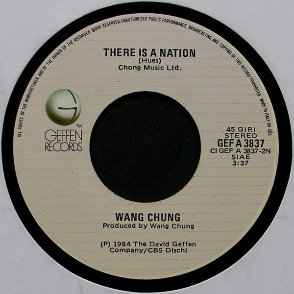 Wang Chung – Dance Hall Days (7", Italy - 1984)