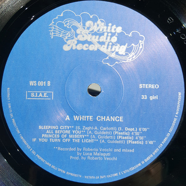 Go Flamingo!, Intelligence Dept., Plastic Trash – A White Chance (LP, Album, Italy - 1984)