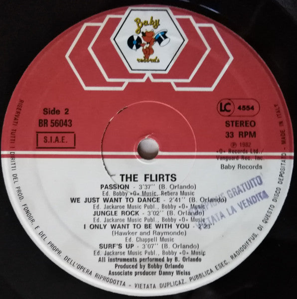 The Flirts – 10¢ A Dance (LP, Album, Italy - 1982)