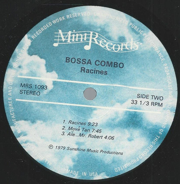 Bossa Combo – Racines (LP, Album, US - 1979)