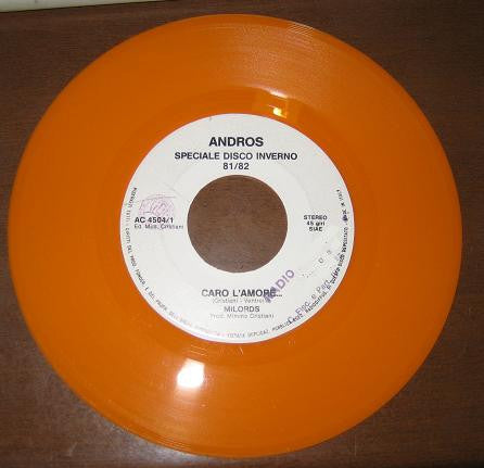 Milords – Caro L'Amore (7", Italy - 1982)