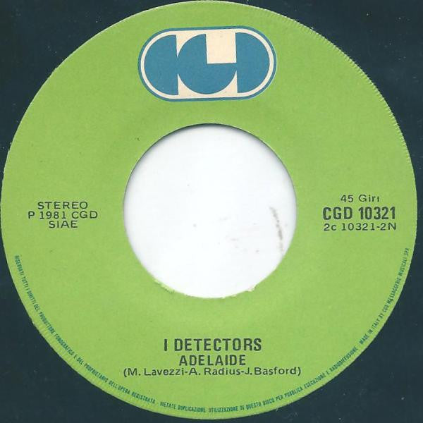 I Detectors – Perfidia (7", Italy - 1981)