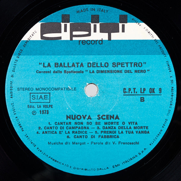 Nuova Scena – La Ballata Dello Spettro (LP, Album, Italy - 1973)
