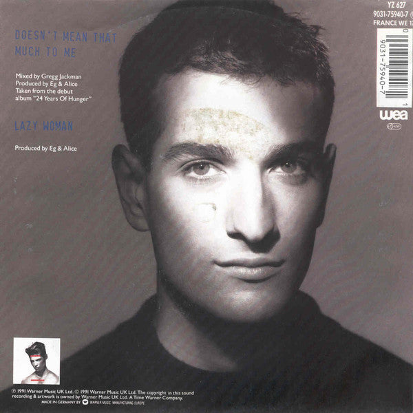 Eg & Alice – Doesn't Mean That Much To Me (7", Europe - 1991)