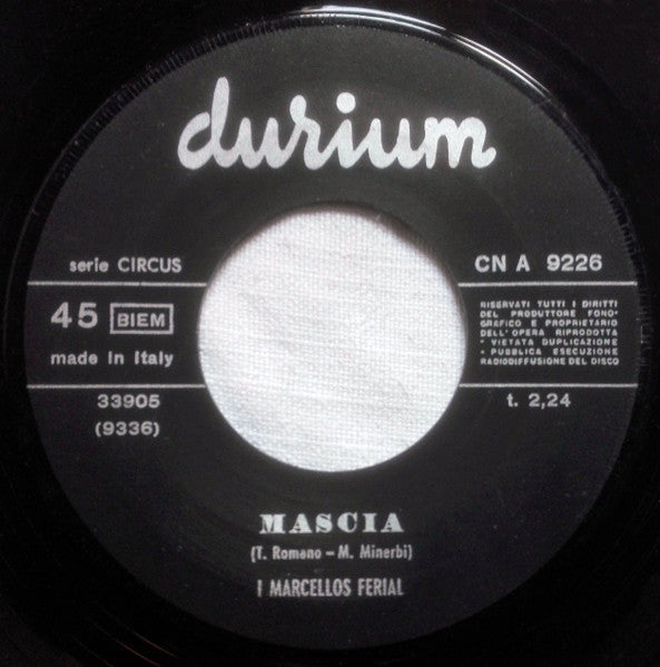 Marcello's Ferial – Quando Vedrò (7", Italy - 1967)