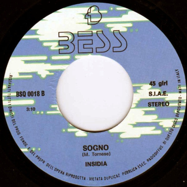 Insidia – Heaven's Witch (7", Italy - 1985)