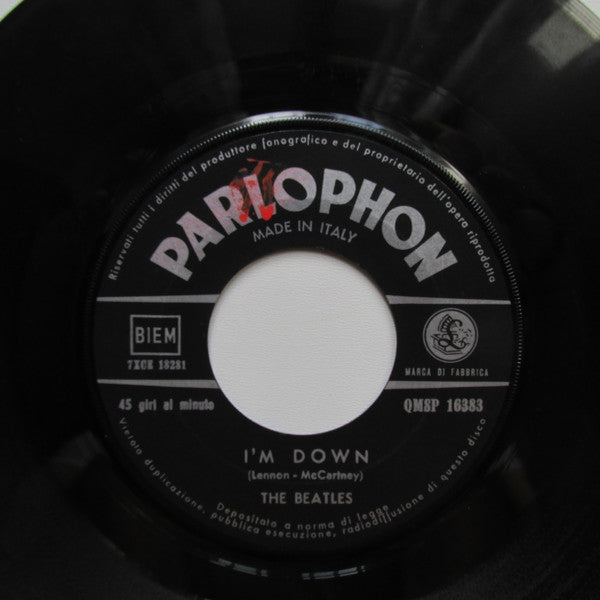 The Beatles – Help ! / I'm Down (7", Italy - 1965)